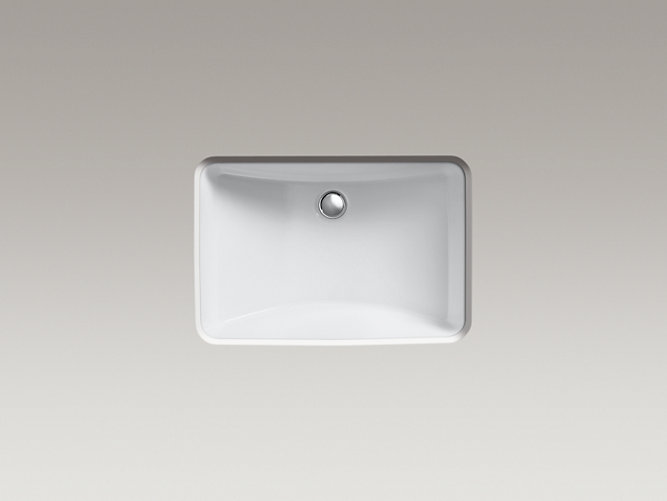KOHLER K-2214-0 Ladena Undercounter Bathroom Sink White 